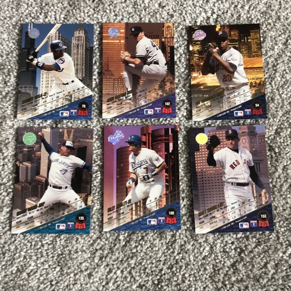 💕6 1993 Leaf baseball cards - Picture 2 of 2